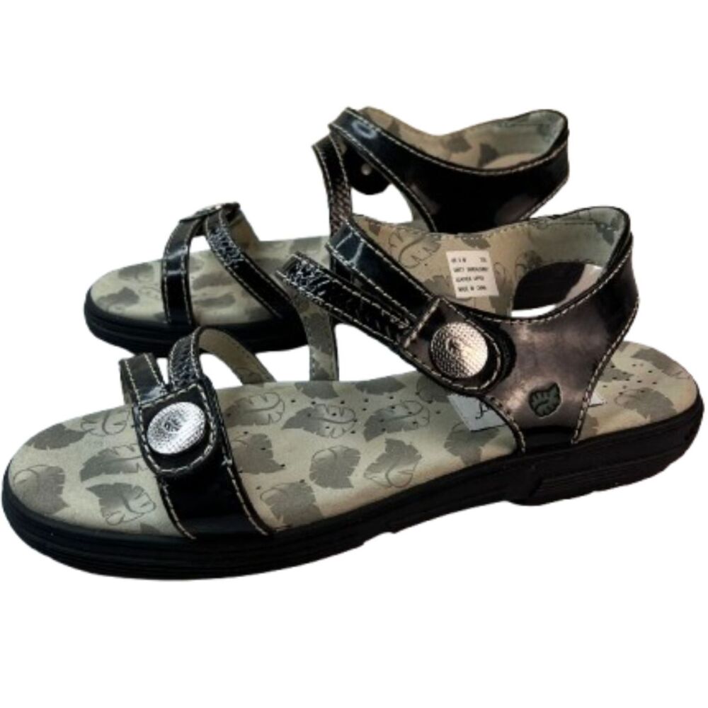 NWOB Greenleaf Women's Unity Golf Leather Upper Sandals Size 9M